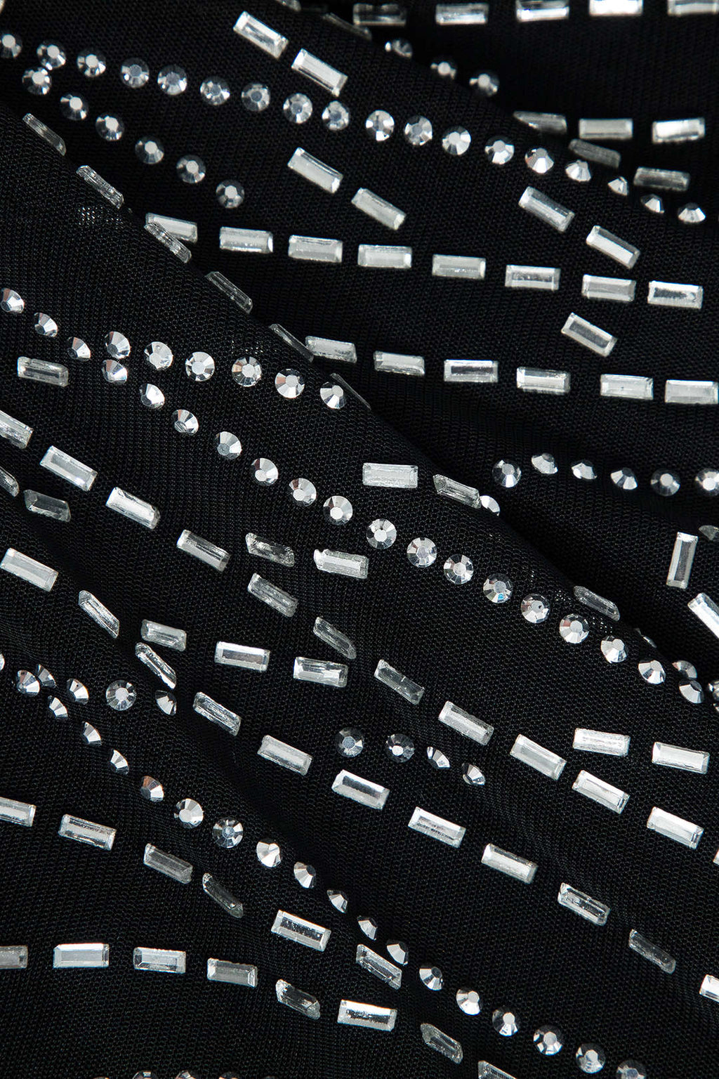 Celeste | Strass-bespatte Mesh Mini-jurk – Glanzende glamour voor onvergetelijke nachten
