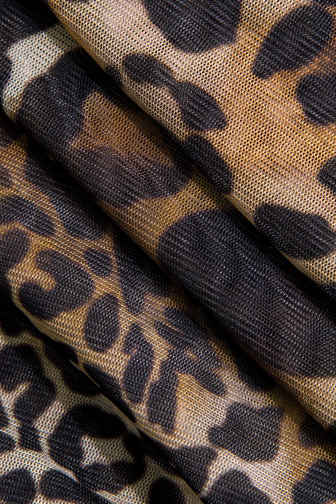 Savanna | Wild Leopard Mini-jurk met Ruches – Verleidelijke Dierenprint